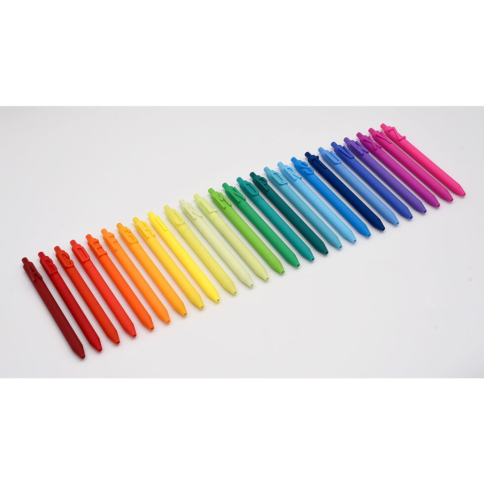 KACO アルファベット ゲルインク ボールペン 0.5mm アルファベット (N～Z) 全26種 (2/2) カコ イニシャル プレゼント 推し活 ネコポス可