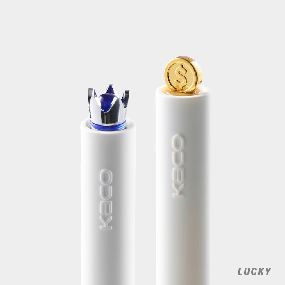 KACO FIRST ゲルインク ボールペン2本セット (FORTUNE/LUCKY) ネコポス可
