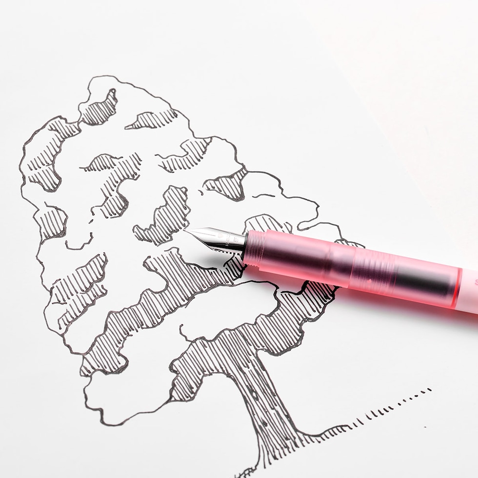 KACO 万年筆 ポップハート 全3色 (ホワイト/ブラック/サクラ) First Fountain Pen インクカートリッジ2本付き 軽量 可愛い プレゼント 贈り物 ネコポス可