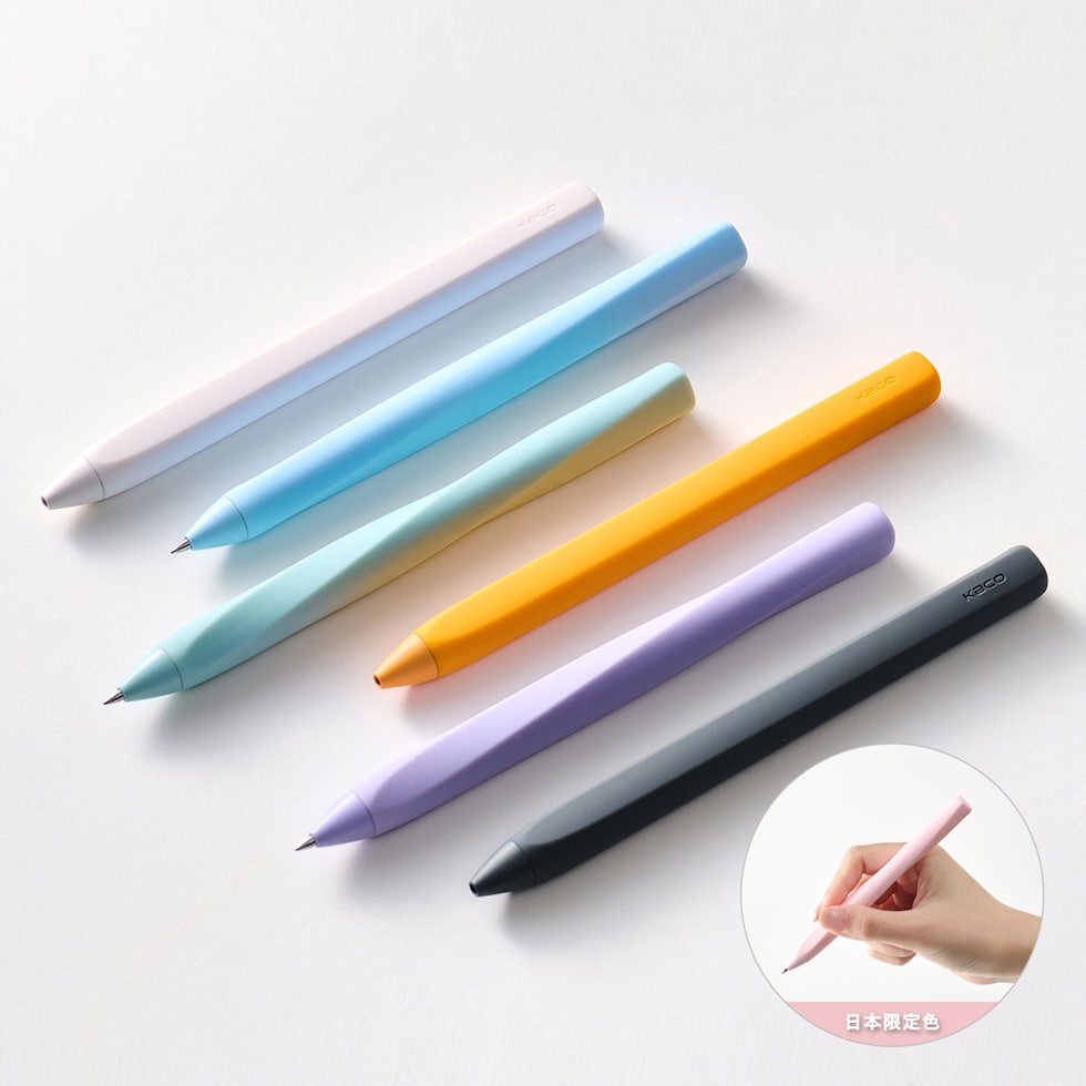 KACO TWIST ボールペン 0.5mm 全7色 (Purple/Orange/Green/Blue/Black/LHPK/サクラ) ツイスト ネコポス可