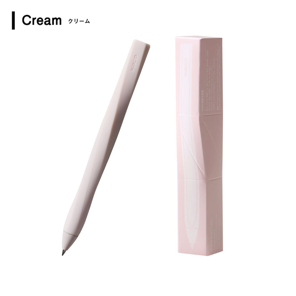 KACO TWIST ボールペン 0.5mm 全10色 (パープル/オレンジ/シアン/ブルー1/ブラック/クリーム/サクラ/グレー/ブルー2/グリーン ) 黒インク ツイスト ネコポス可