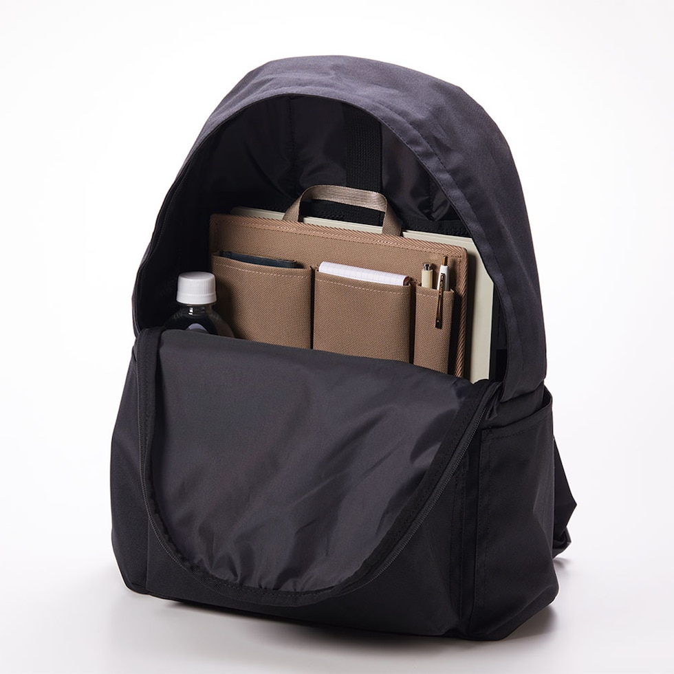 キングジム(Kingjim) ハングオーガナイザー バッグインバッグ (NewBasic)  横ヨコ 黒 (HOZ200-BK) 収納 デスク 机 整理