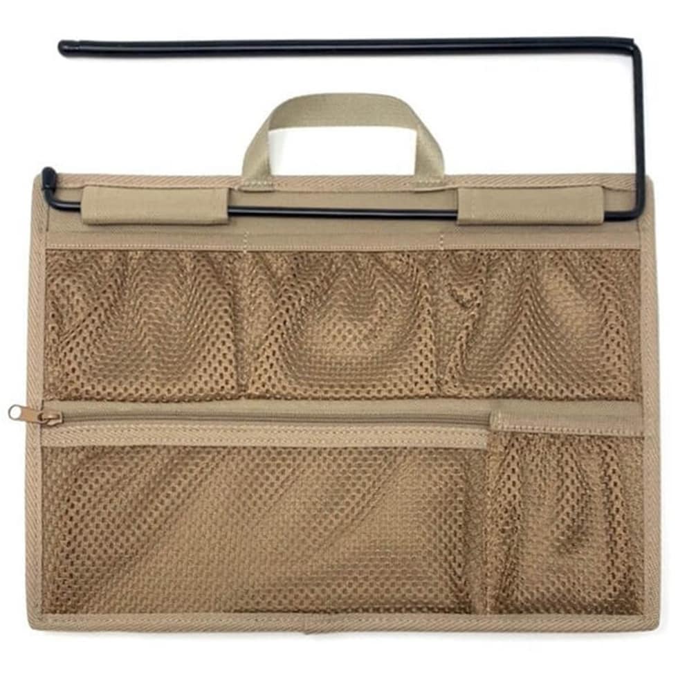 キングジム(Kingjim) ハングオーガナイザー バッグインバッグ (NewBasic)  横ヨコ 黒 (HOZ200-BK) 収納 デスク 机 整理