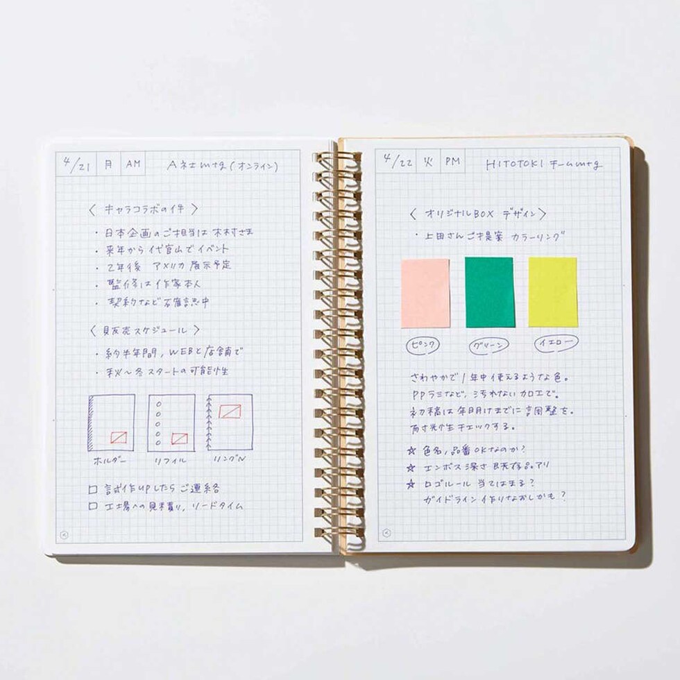 キングジム(Kingjim) ヒトトキノ－トＰＲ(リンゴ) (HN-PR01)