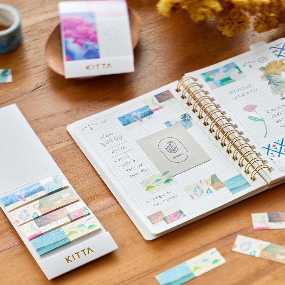 キングジム(Kingjim) キッタ フラワー9 (KIT074) マスキングテープ シール