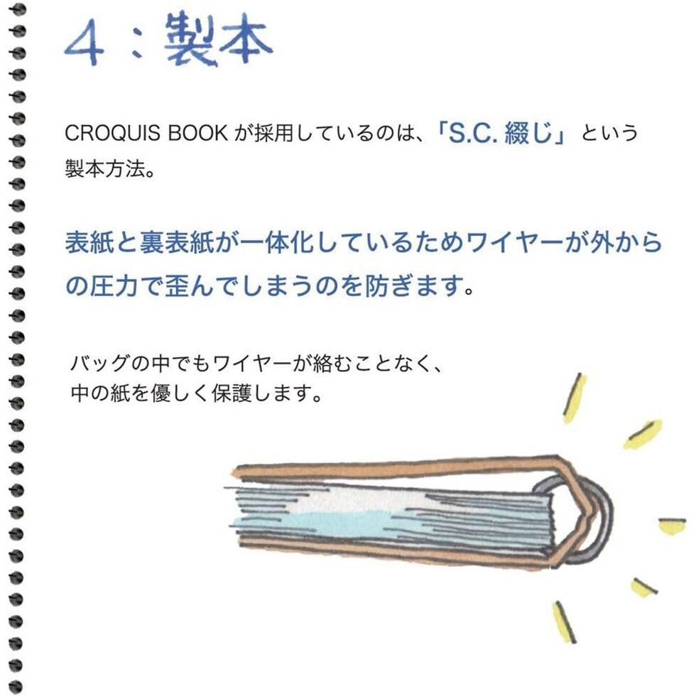 マルマン ポケットクロッキー S162 クリーム