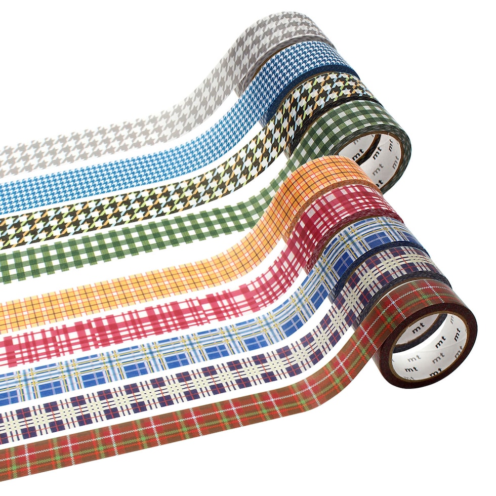 カモ井加工紙 マスキングテープ (mt1P/Deco26) 15mm×5ｍ (MT01D614～MT01D622) 貼ってはがせる マステ ネコポス可