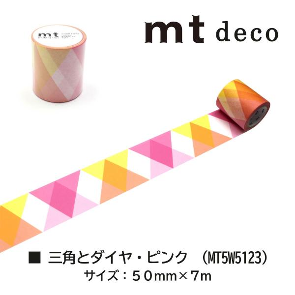 カモ井加工紙 mt1p deco マルチボーダー・パステル 50mm×7m (MT5W5121)