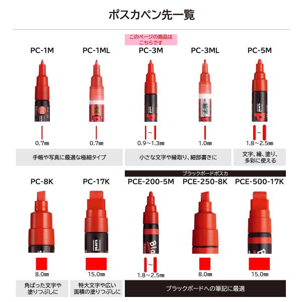 三菱鉛筆 ポスカ 細字 黒(PC3M.24)