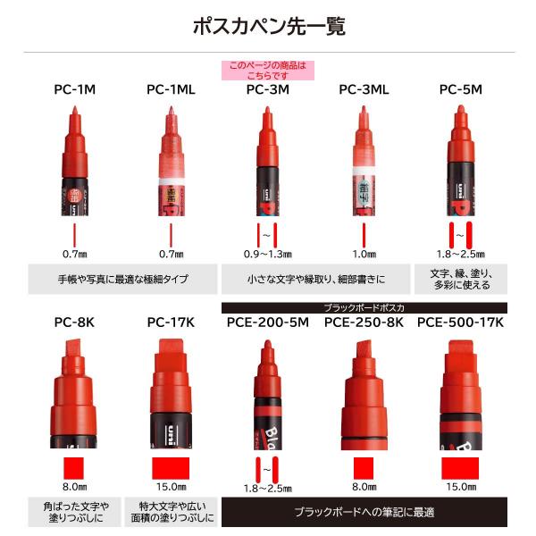 三菱鉛筆 ポスカ 細字 パステルオレンジ(PC3MP.4)