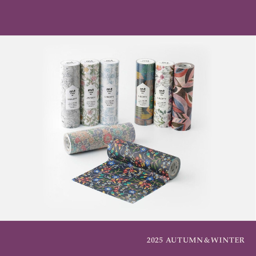 カモ井加工紙 mt casa 厚口 Liberty Daisy's Ballet 150mm×7m (MTCAS042)