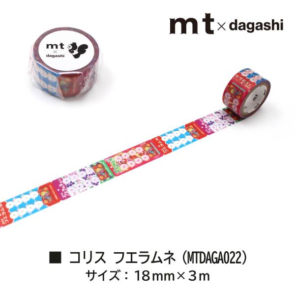 カモ井加工紙 mt×駄菓子 宮田製菓 カラフルサークル×ヤングくん (MTDAGA025)