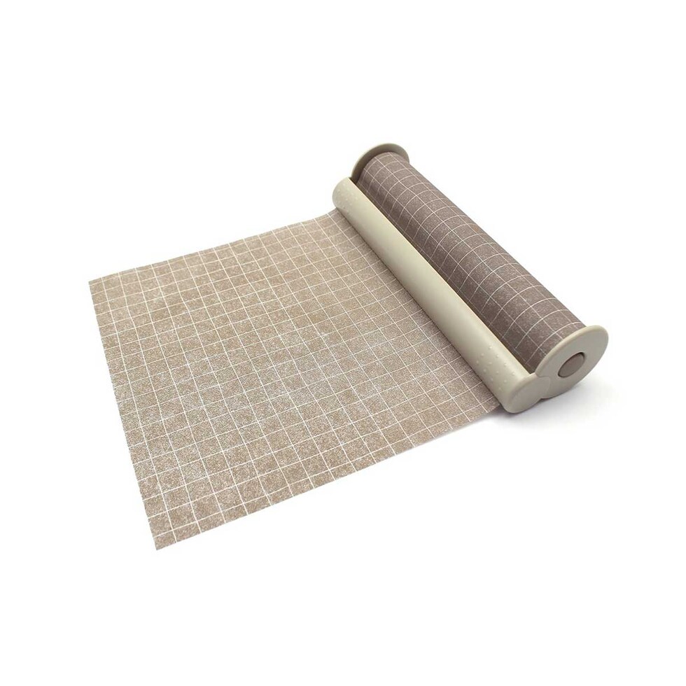 カモ井加工紙 mtまもラップカッター箱入 ライトグリーン×ドット・ピンク (MTMWRP03)