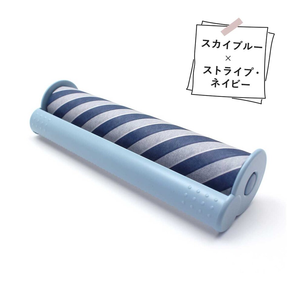 カモ井加工紙 mtまもラップカッター箱入 ライトグリーン×ドット・ピンク (MTMWRP03)