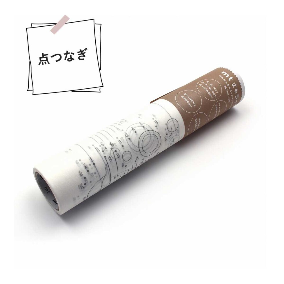 カモ井加工紙 mtまもラップカッター詰め替え用 点つなぎ 200mm×7m (MTMWRR06)