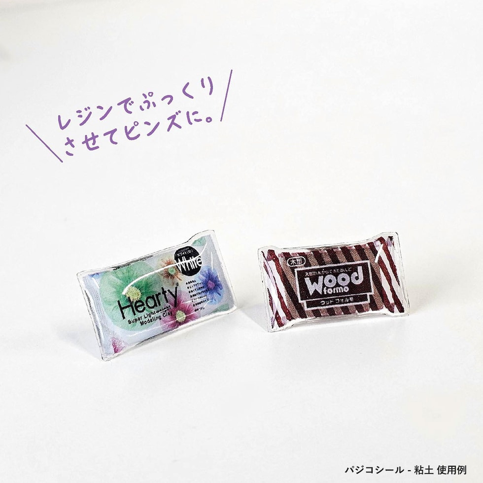 パジコ PADICO パジコシール 全2種 (粘土/レジン) シール ぷっくりシール ステッカー ミニチュア 手作り ネコポス可