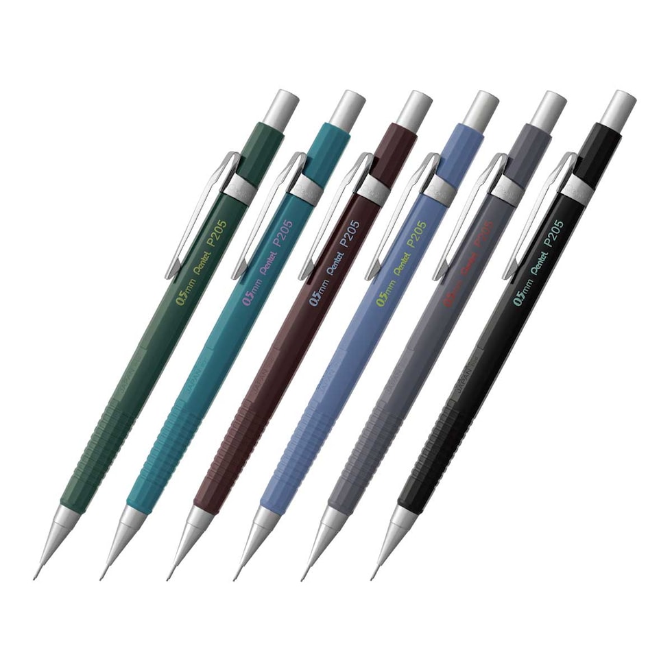 ぺんてる シャープ P205【限定】 ネオクラシカル グレー軸 (P205-NL5)