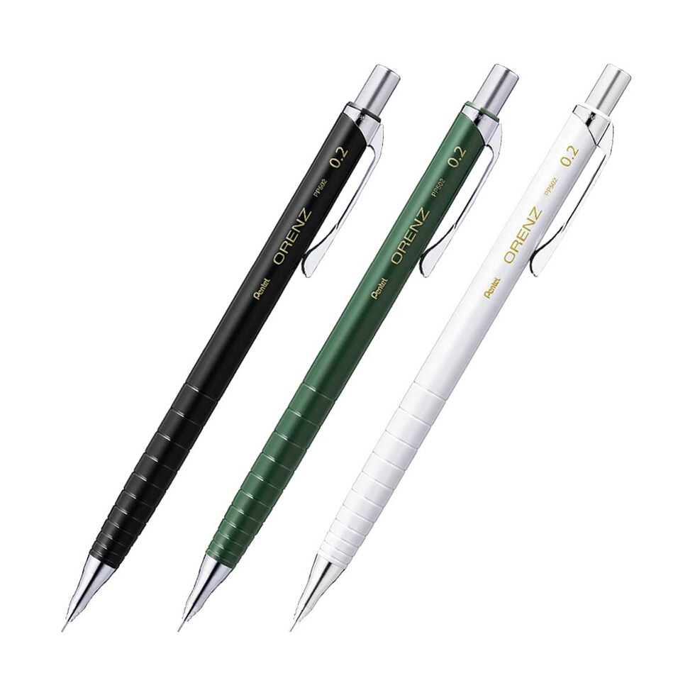 オレンズ シャープペンシル 0.2 ダークグリーン軸 (XPP502-RD)