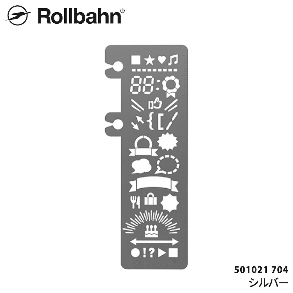 Rollbahn(ロルバーン) ポケット付メモ用テンプレート ライトブルー 501021-360