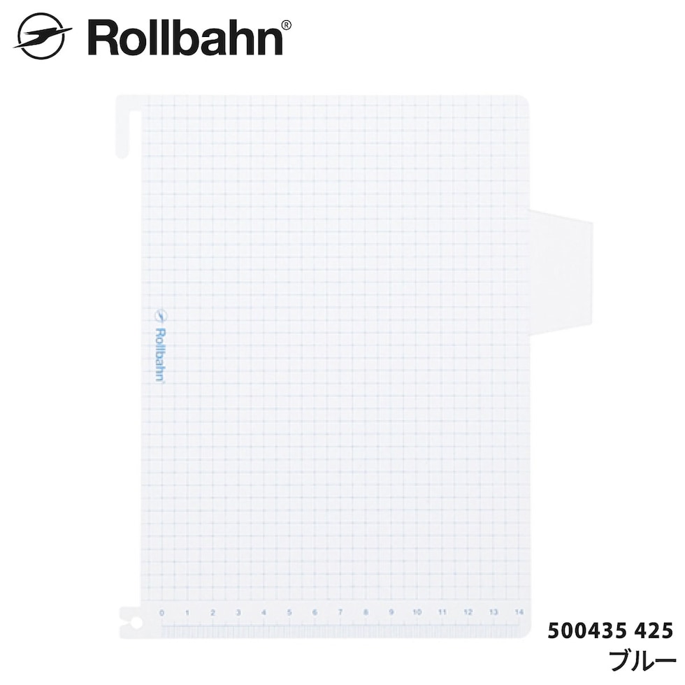 Rollbahn(ロルバーン) ポケット付メモA5用下敷き レッド 500435-124