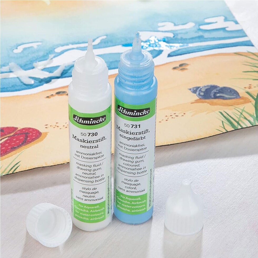 シュミンケ マスキングインク 25mlペンタイプ ブルー (50731)