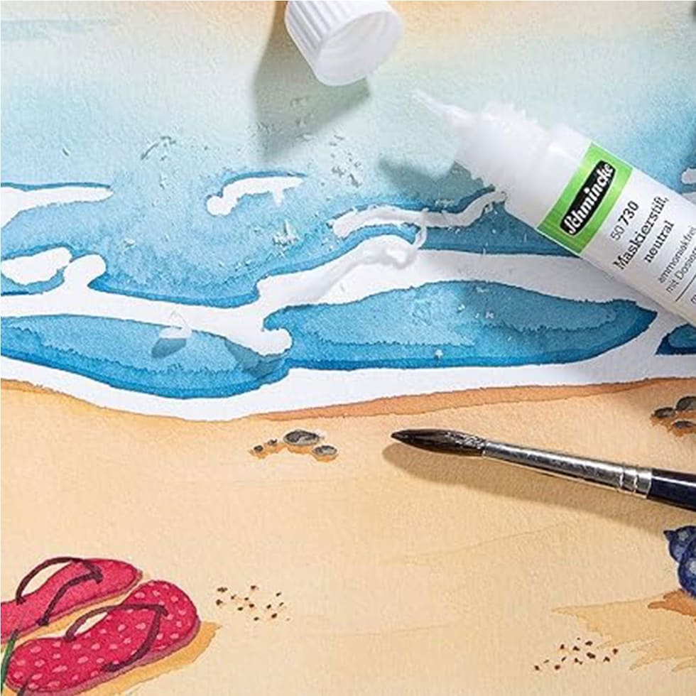 シュミンケ マスキングインク 25mlペンタイプ ブルー (50731)