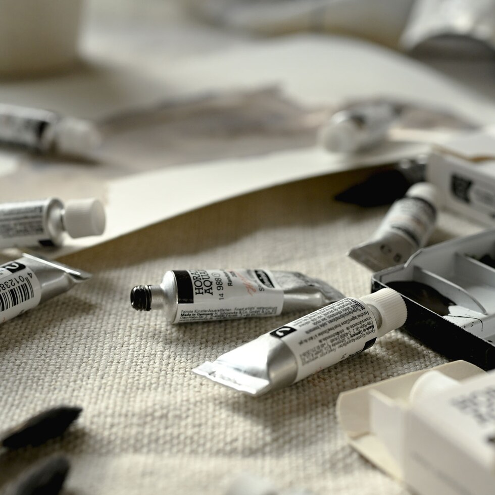 Schmincke シュミンケ ホラダム透明水彩絵具2号(5ml)チューブ 988 ランダムグレー Random Grey 数量限定