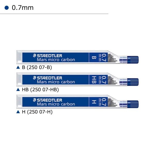 ステッドラー マイクロカーボン シャープ芯 250 0.9 HB (250 09-HB)