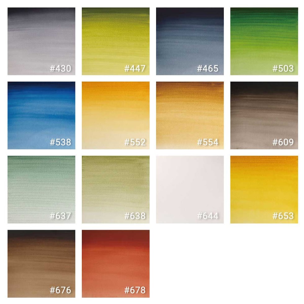 W&N プロフェッショナルウォーターカラー 5ml チューブ 全107色 【2/7Page】 単色 ばら売り 430～678 絵の具 ウィンザー&ニュートン ネコポス可