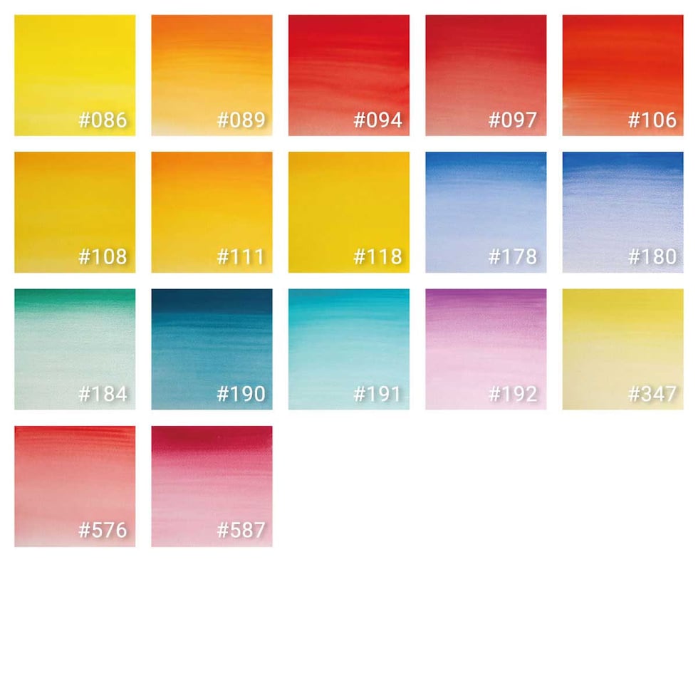 W&N プロフェッショナルウォーターカラー 5ml チューブ 全107色 【6/7Page】 単色 ばら売り 086～587 絵の具 ウィンザー&ニュートン ネコポス可