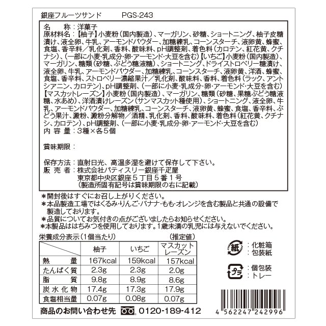 成分表示