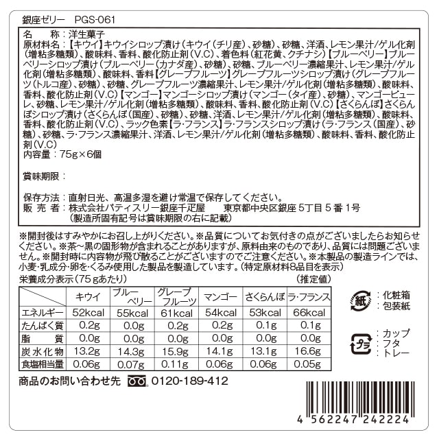 成分表示