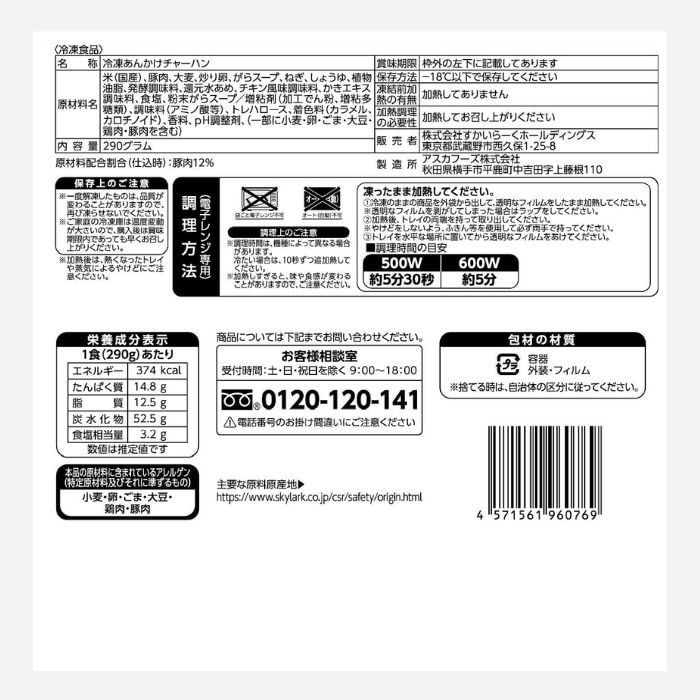 炒飯プレートセット