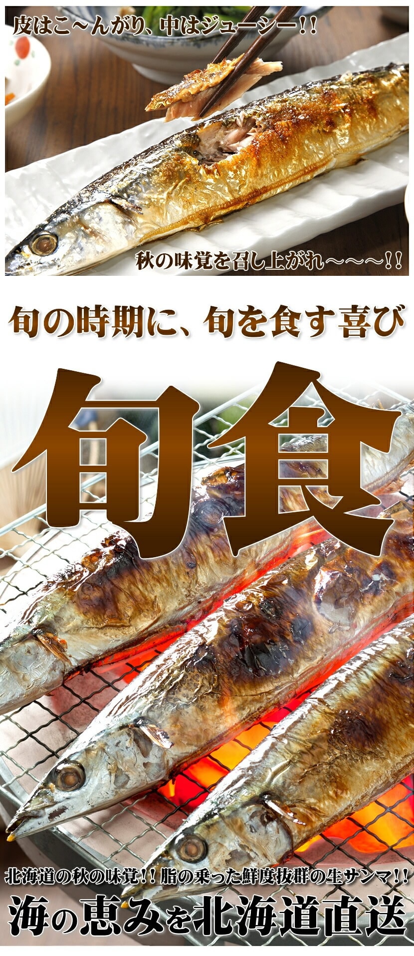 北海道産 天然 生サンマ