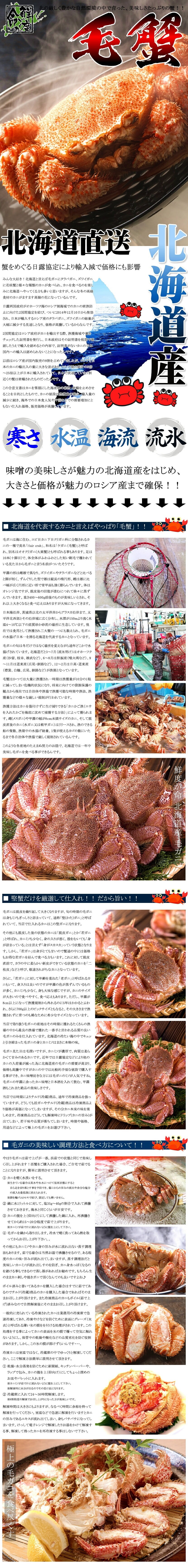北海道産 毛ガニ
