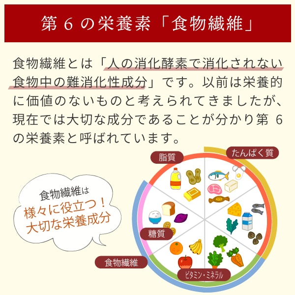 第6の栄養素「食物繊維」とは