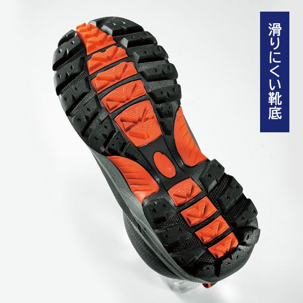 滑りにくい靴底