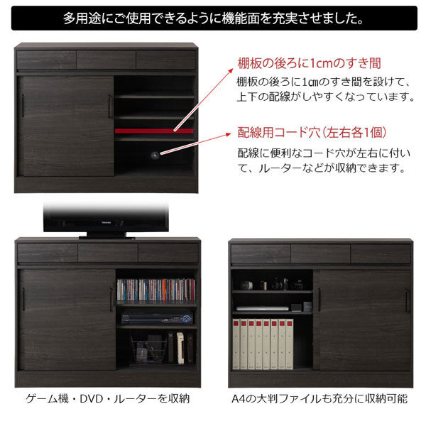 多用途に使用できるよう機能面を充実