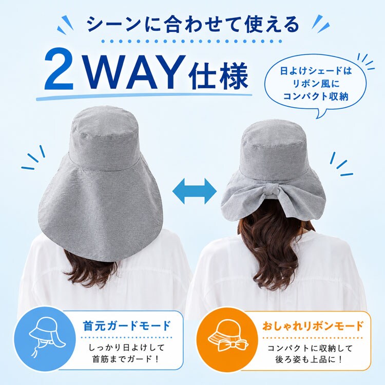 シーンに合わせて使える2WAY仕様