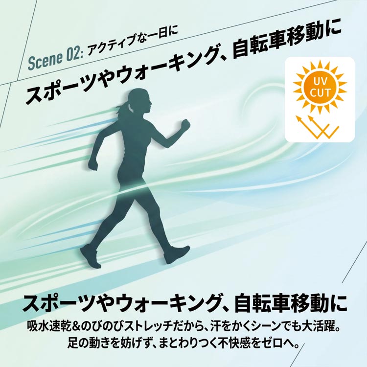 アクティブな1日に