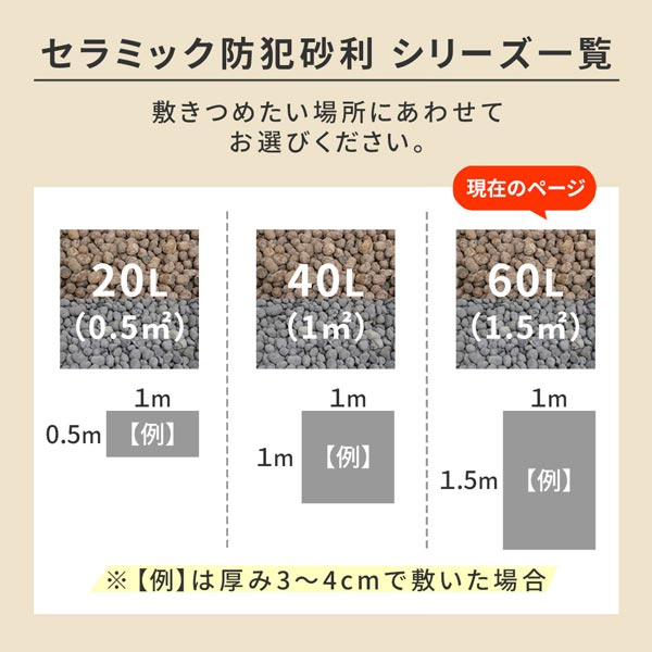 防犯砂利シリーズ一覧