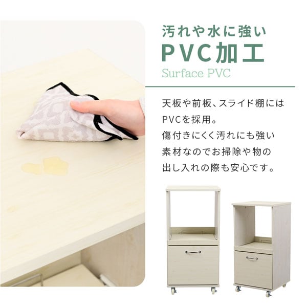 汚れや水に強いPVC加工