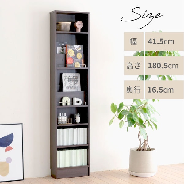 幅41.5cm/高さ180.5cm/奥行16.5cm