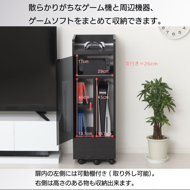 扉内左側可動棚付き