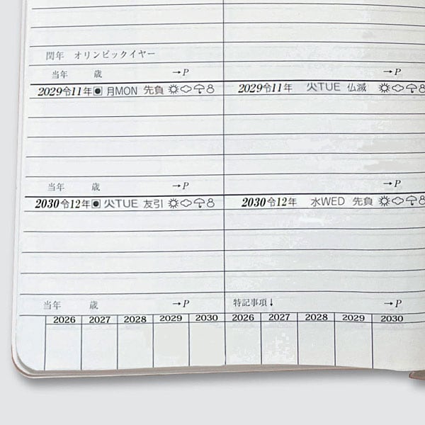 見開き下部アップ