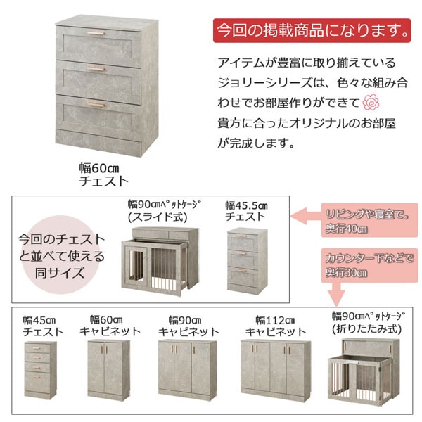 今回の掲載商品/幅60cmチェスト