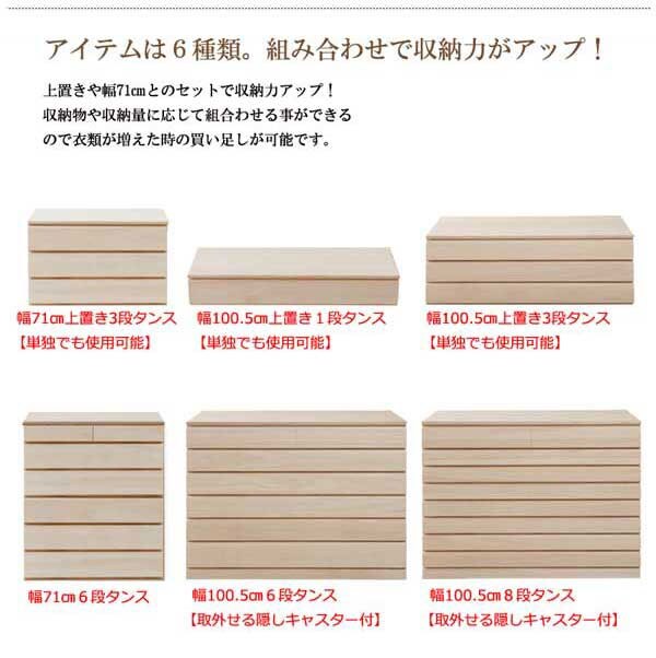 アイテムは6種類