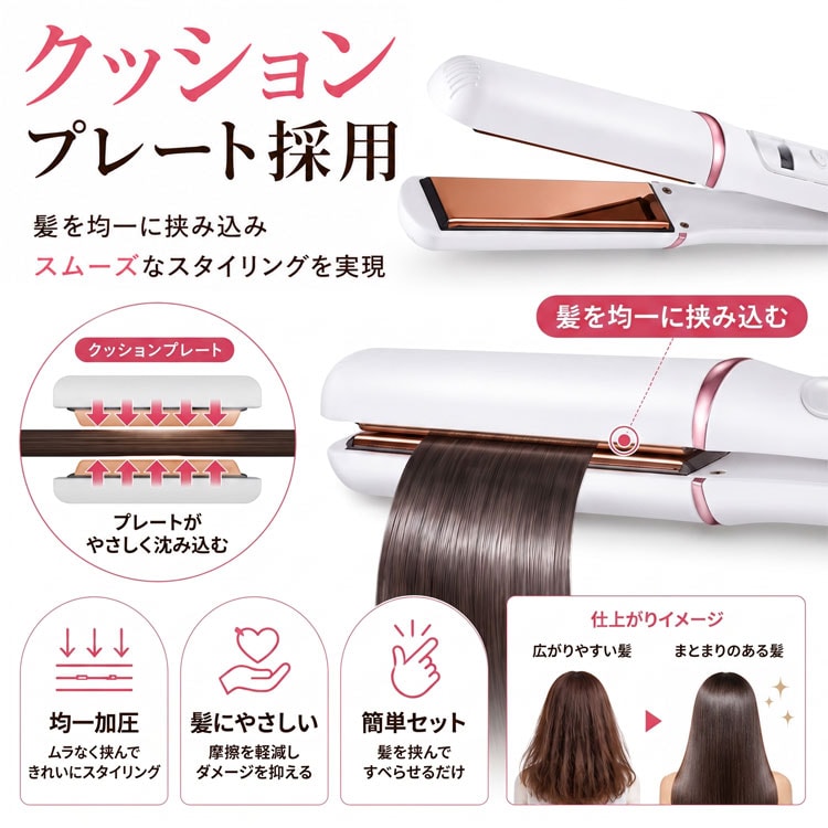 クッションプレート採用
