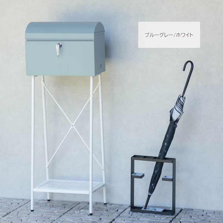 ブルーグレー/ホワイト