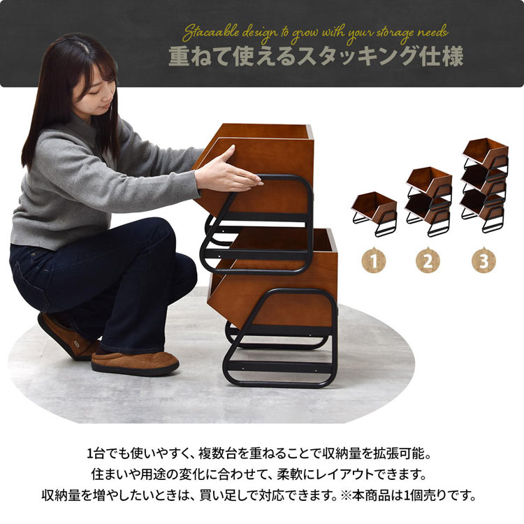 重ねて使えるスタッキング仕様